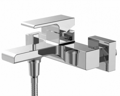 CS214 - Sen tắm nóng lạnh đồng thau mạ crome thân vuông, lõi đồng