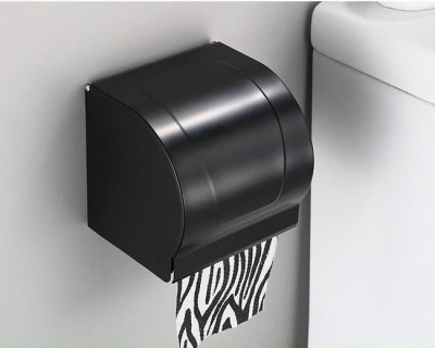 HG10Đ - Hộp giấy vệ sinh kín inox 304 xi đen