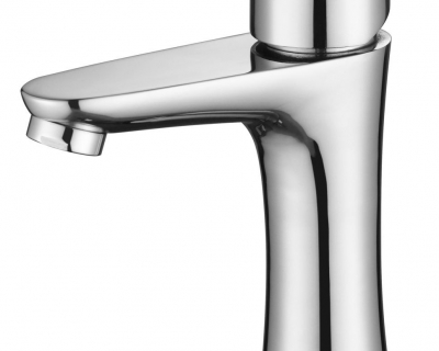 NO80010 - Vòi lavabo nóng lạnh đồng thau mạ crome size 20cm