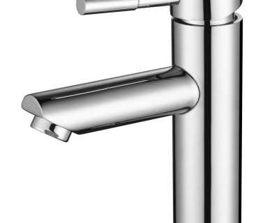 NO80016 - Vòi lavabo nóng lạnh inox 304 tay dẹp size 20cm
